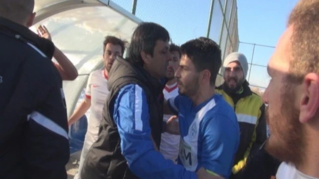 Malatya derbisinde kavga çıktı
