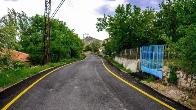 Güzelyurt'ta 7 kilometrelik asfalt çalışması yapıldı