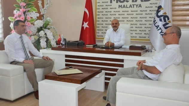 MÜSİAD Şube Başkanı Kalan'a teşekkür plaketi