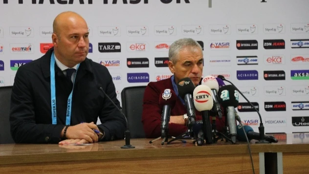 Rıza Çalımbay: 'Kendi kalemize attığımız gol bizim için dezavantaj oldu'