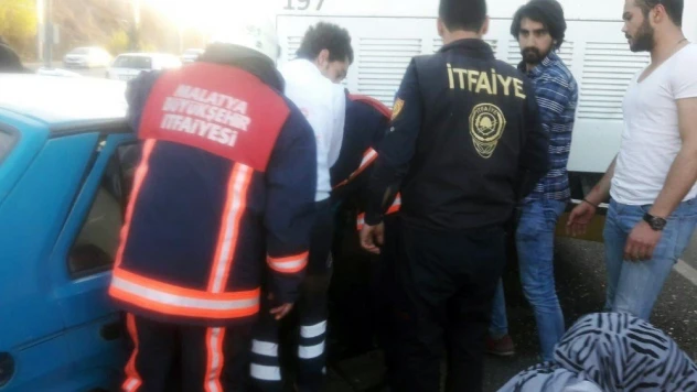 Malatya'da trafik kazası: 2 yaralı
