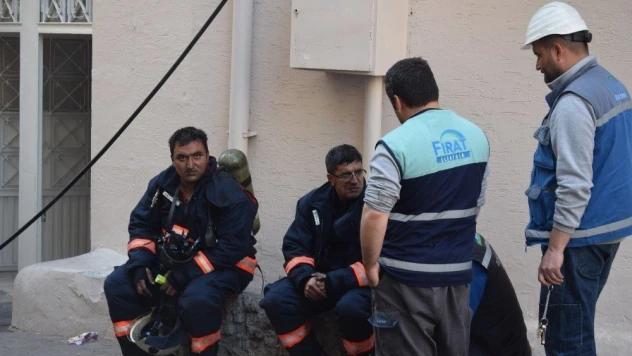 Malatya'da ev yangını