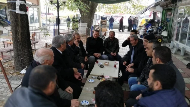 Mustafa Kırteke'ye kanaat önderlerinden destek