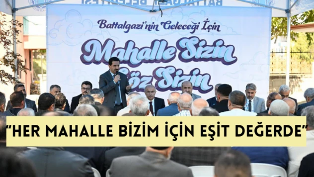 Başkan Taşkın: Her bir mahalle bizim için eşit değerde ve önemde