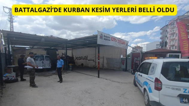 Battalgazi'de kurban kesim yerleri belli oldu