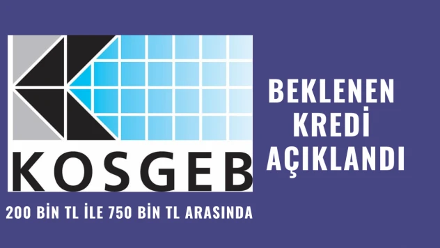 Beklenen kredi açıklandı