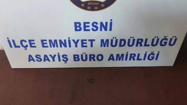 Besni'de uyuşturucu madde ele geçirildi