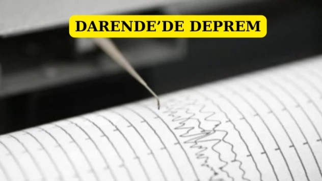 Darende'de deprem oldu