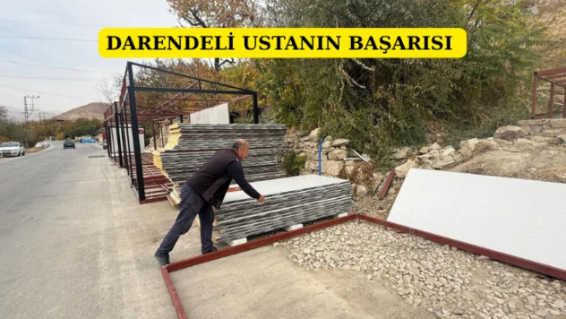 Darendeli ustanın başarısı