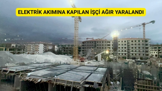 Elektrik Akımına Kapılan İşçi Ağır Yaralandı
