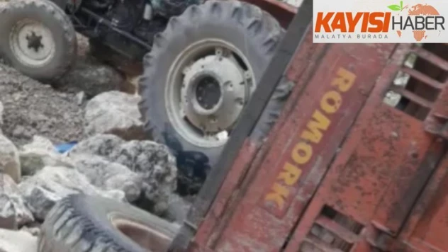 Freni patlayan traktör dereye yuvarlandı: 1 ölü, 3 yaralı