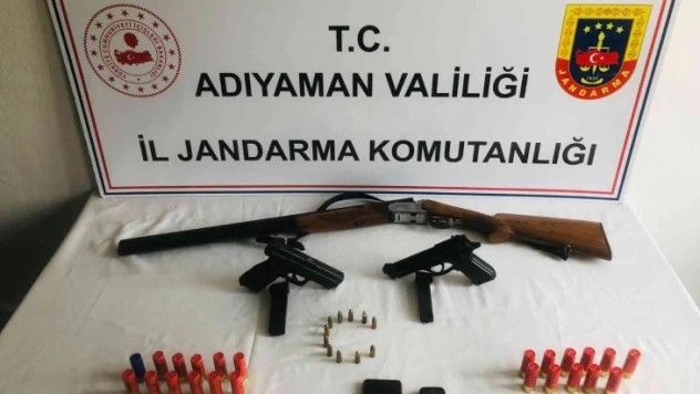 Jandarma ekiplerinden silah operasyonu