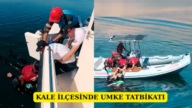 Kale ilçesinde UMKE tatbikatı