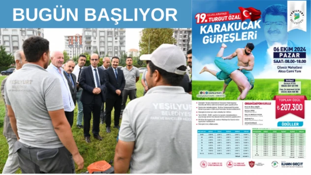 Karakucak Güreşleri bugün başlıyor