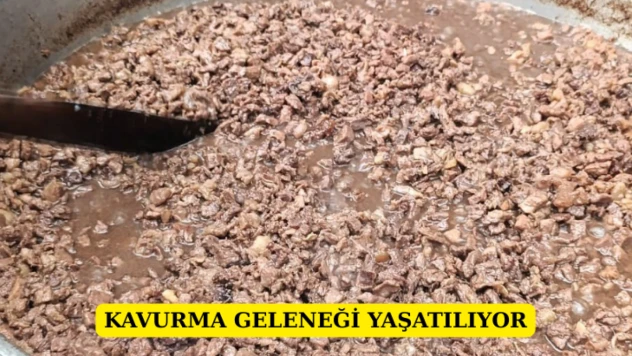 Kavurma Geleneği Yaşatılıyor