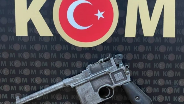 18. yüzyıla ait tabanca ele geçirildi