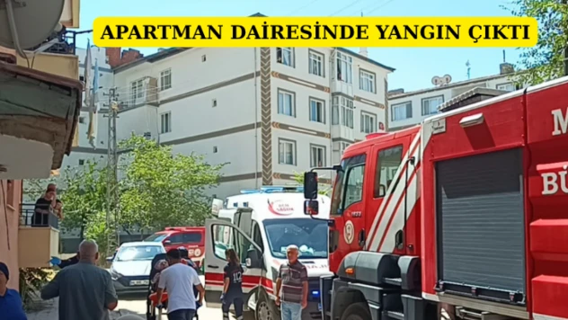 Malatya'da apartman dairesinde yangın