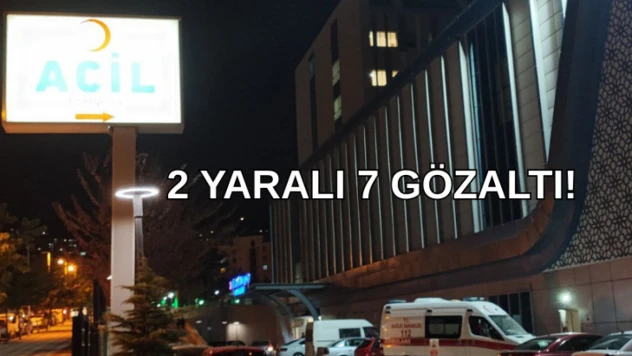 Malatya'da husumet kanlı bitti: 2 yaralı, 7 gözaltı
