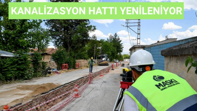 Malatya'da kanalizasyon hattı yenileniyor