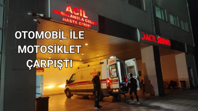 Malatya'da otomobil ile motosiklet çarpıştı