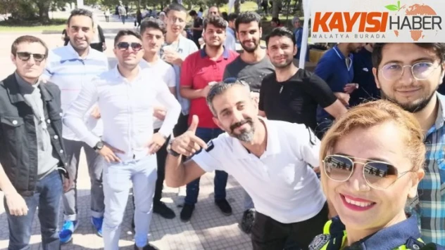 Polisler İnönü Üniversitesi'nde stant açtı