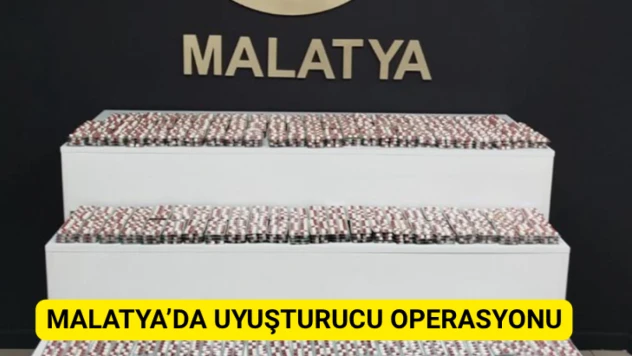 Malatya'da uyuşturucu operasyonu