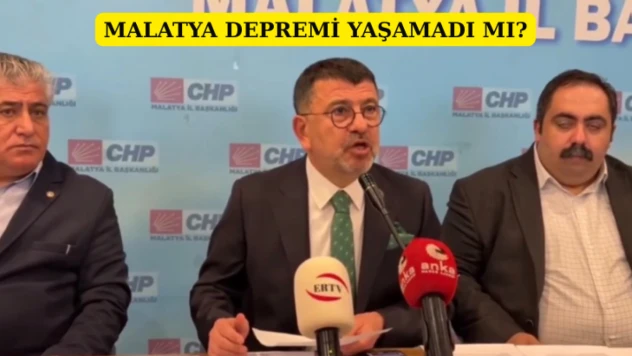 Malatya depremi yaşamadı mı?