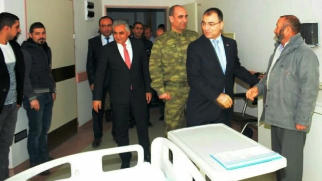 Vali Toprak'tan Fırat Kalkanı gazisine ikinci ziyaret