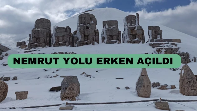 Nemrut Yolu Erken Açıldı