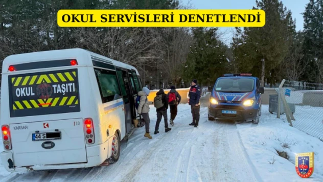 Okul servisleri denetlendi