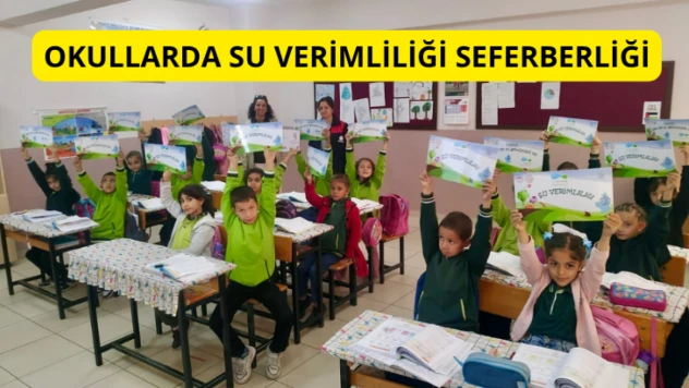 Okullarda su verimliği anlatıldı