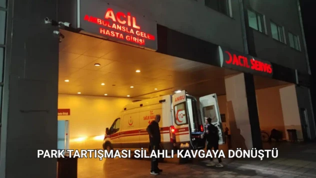 Park tartışması silahlı kavgaya dönüştü