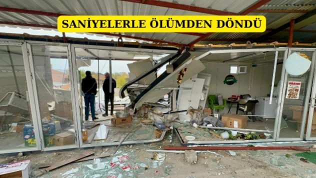 Saniyelerle ölümden döndü