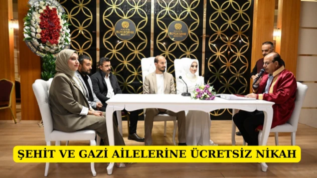 Şehit ve Gazi Ailelerine Ücretsiz Nikâh
