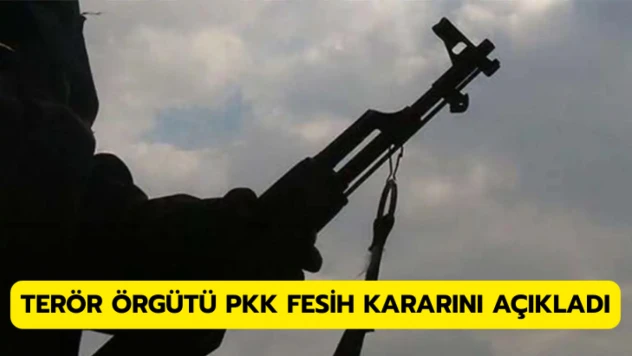 Terör örgütü PKK fesih kararını açıkladı