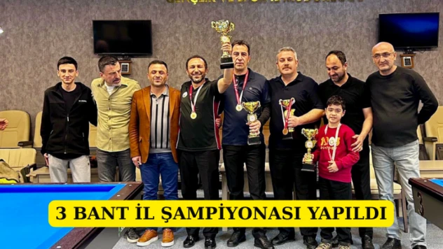 Üç Bant İl Şampiyonası Yapıldı