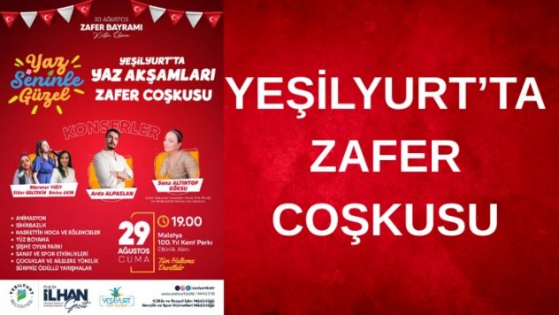 Yeşilyurt'ta Zafer Coşkusu