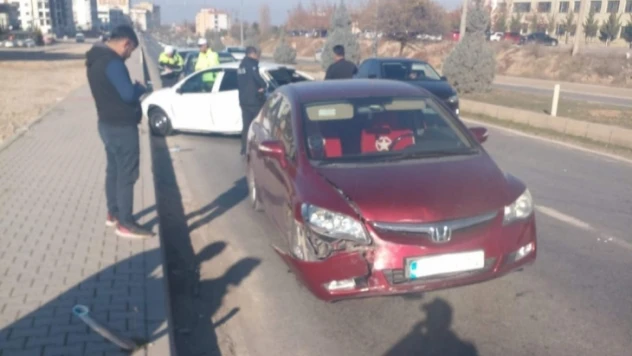 Yeşilyurt'ta zincirlime kaza