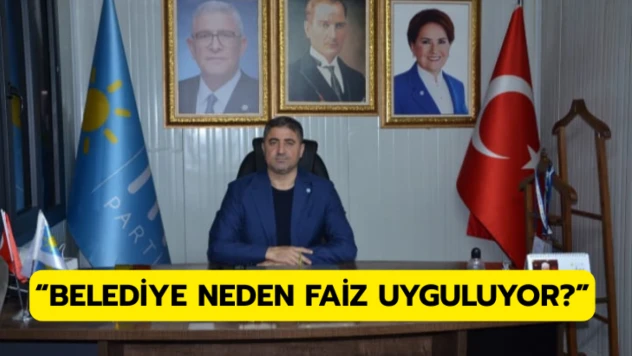 Yıldız: Belediye neden faiz uyguluyor?