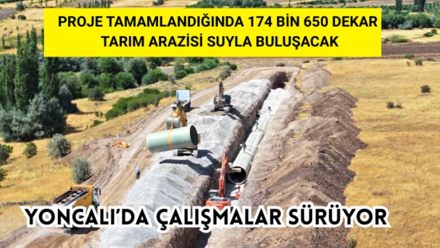 Yoncalı çalışmalar sürüyor