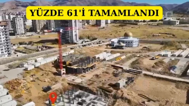 Yüzde 61'i tamamlandı