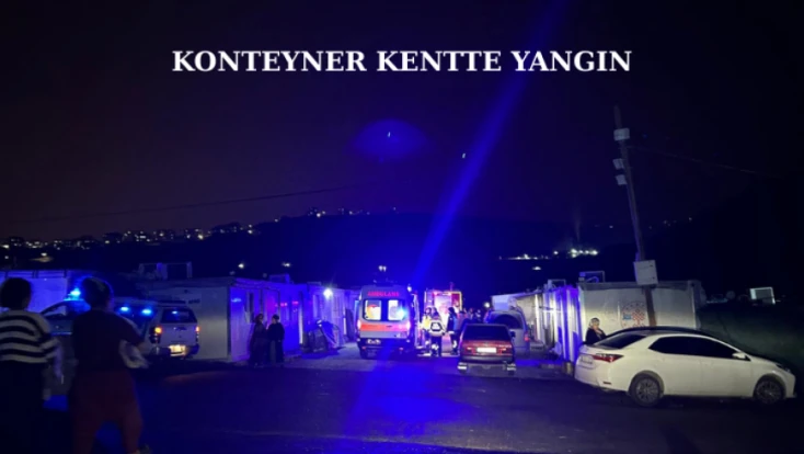 Konteyner Kentte Yangın