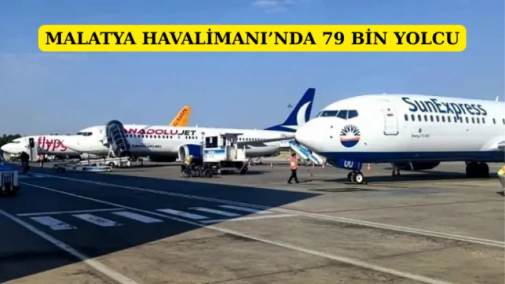 Malatya Havalimanı’nda 79 Bin Yolcu