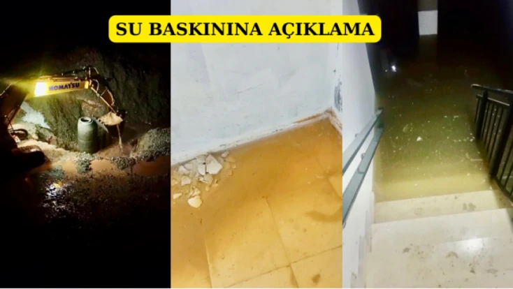 Su baskınına açıklama
