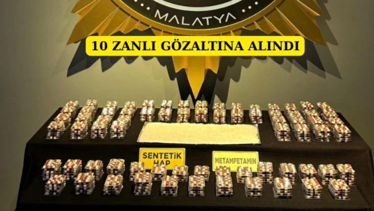 10 zanlı gözaltına alındı