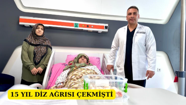 15 yıl diz ağrısı çekmişti
