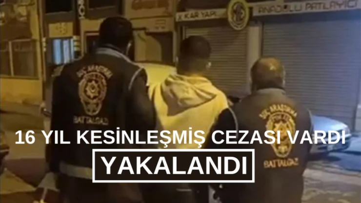 16 yıl kesinleşmiş cezası vardı: Yakalandı