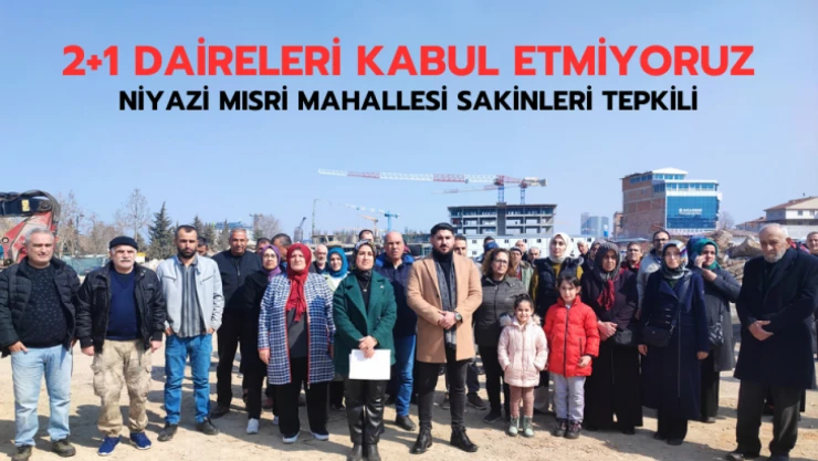 2+1 daireleri kabul etmiyoruz!
