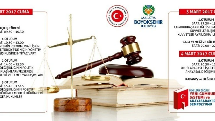 Anayasa değişikliği ile ilgili sempozyum