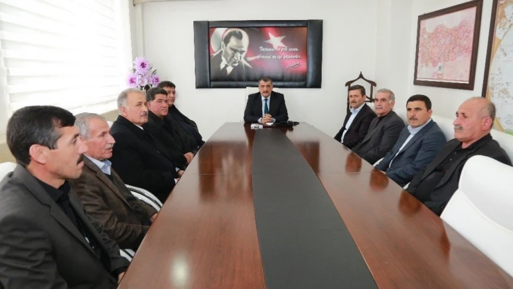 Muhtarlar, Eskimalatya'nın sulama sorununu dile getirdi
